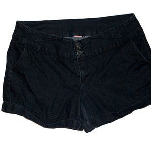 Dark Wash Blue Jean Shorts